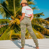 Womens Camo Wash Sweatpants - NVIIIVE APPAREL